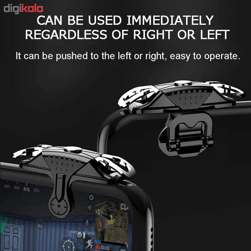 دسته بازی موبایل مغناطیسی پابجی PUBG مدل X10 اورجینال،سازگار با تمام موبایل های تا ضخامت 9.5 میلی متر،بدون ایجاد خط وخش