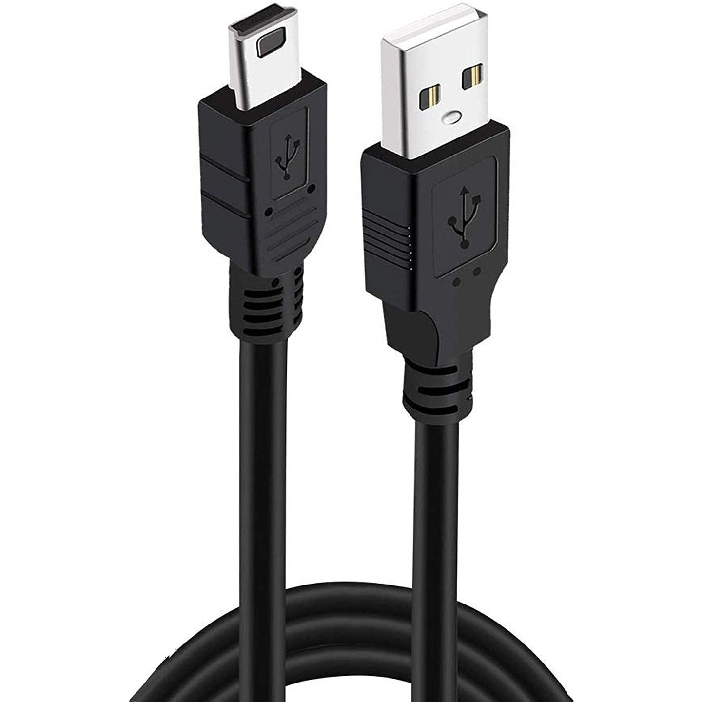 کابل تبدیل USB به MINI USB (ذوزنقه ای) مدل V3 به طول 80 سانتی متر مناسب برای دستگاه کارتخوان،اسپیکر،قلم قرآنی و...