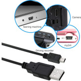 کابل تبدیل USB به MINI USB (ذوزنقه ای) مدل V3 به طول 80 سانتی متر مناسب برای دستگاه کارتخوان،اسپیکر،قلم قرآنی و...