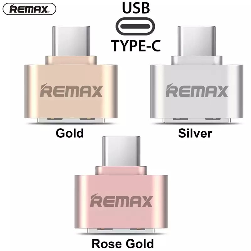 تبدیل او تی جی OTG تایپ سی فلزی مدل ریمکس REMAX،دارای طراحی مات و کلاسیک،مناسب برای شارژ و انتقال اطلاعات (تبدیل otg)