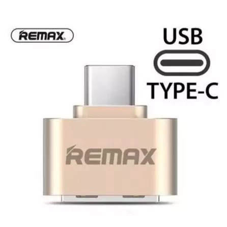 تبدیل او تی جی OTG تایپ سی فلزی مدل ریمکس REMAX،دارای طراحی مات و کلاسیک،مناسب برای شارژ و انتقال اطلاعات (تبدیل otg)