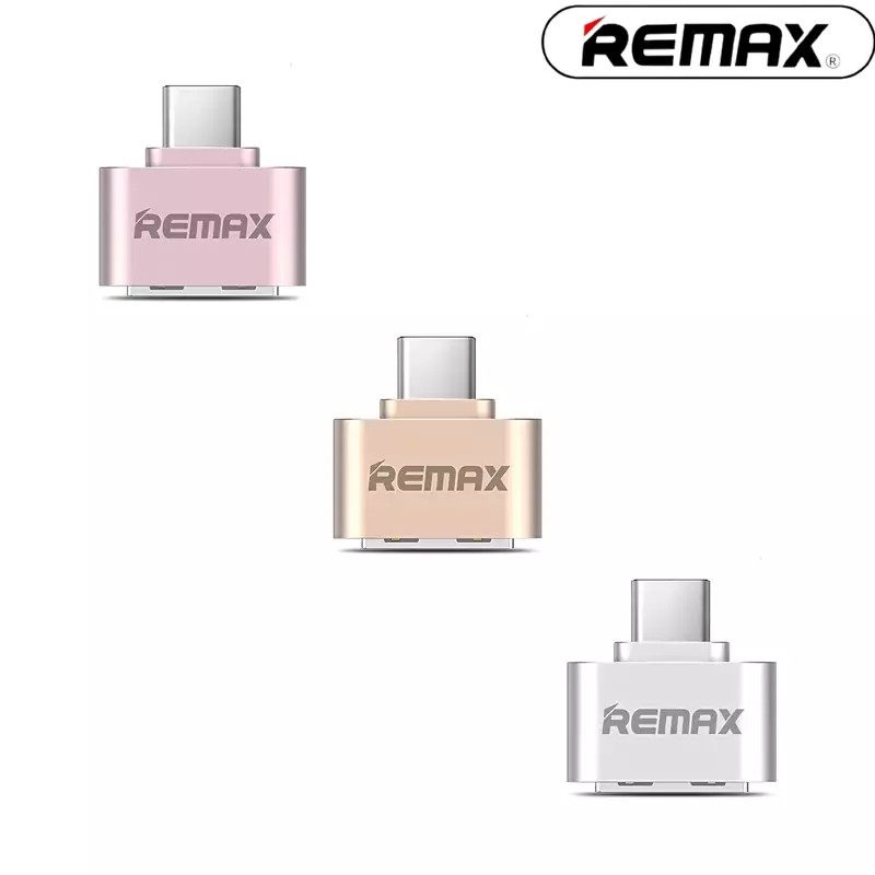 تبدیل او تی جی OTG تایپ سی فلزی مدل ریمکس REMAX،دارای طراحی مات و کلاسیک،مناسب برای شارژ و انتقال اطلاعات (تبدیل otg)
