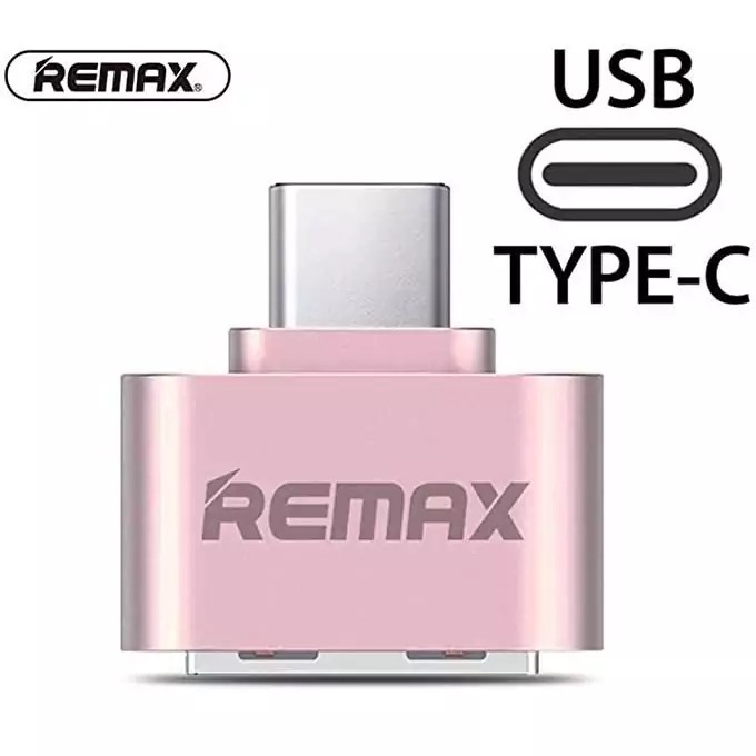 تبدیل او تی جی OTG تایپ سی فلزی مدل ریمکس REMAX،دارای طراحی مات و کلاسیک،مناسب برای شارژ و انتقال اطلاعات (تبدیل otg)