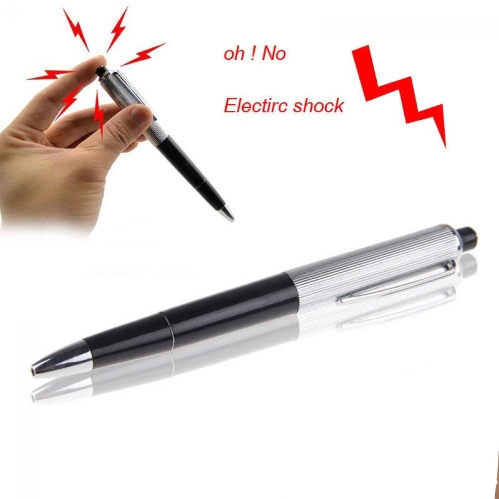 ابزار شوخی مدل خودکار برقی (خودکار شوکر) مدل JB-50517،دارای ظاهری طبیعی،مناسب شوخی با افراد