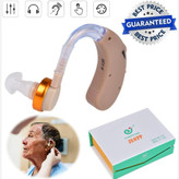سمعک آنالوگ باتری خور (پشت گوش) برند پاورتون POWERTONE مدل F-138،رنگ کرم،بدون نیاز به قالب گیری،مناسب برای تمامی سنین