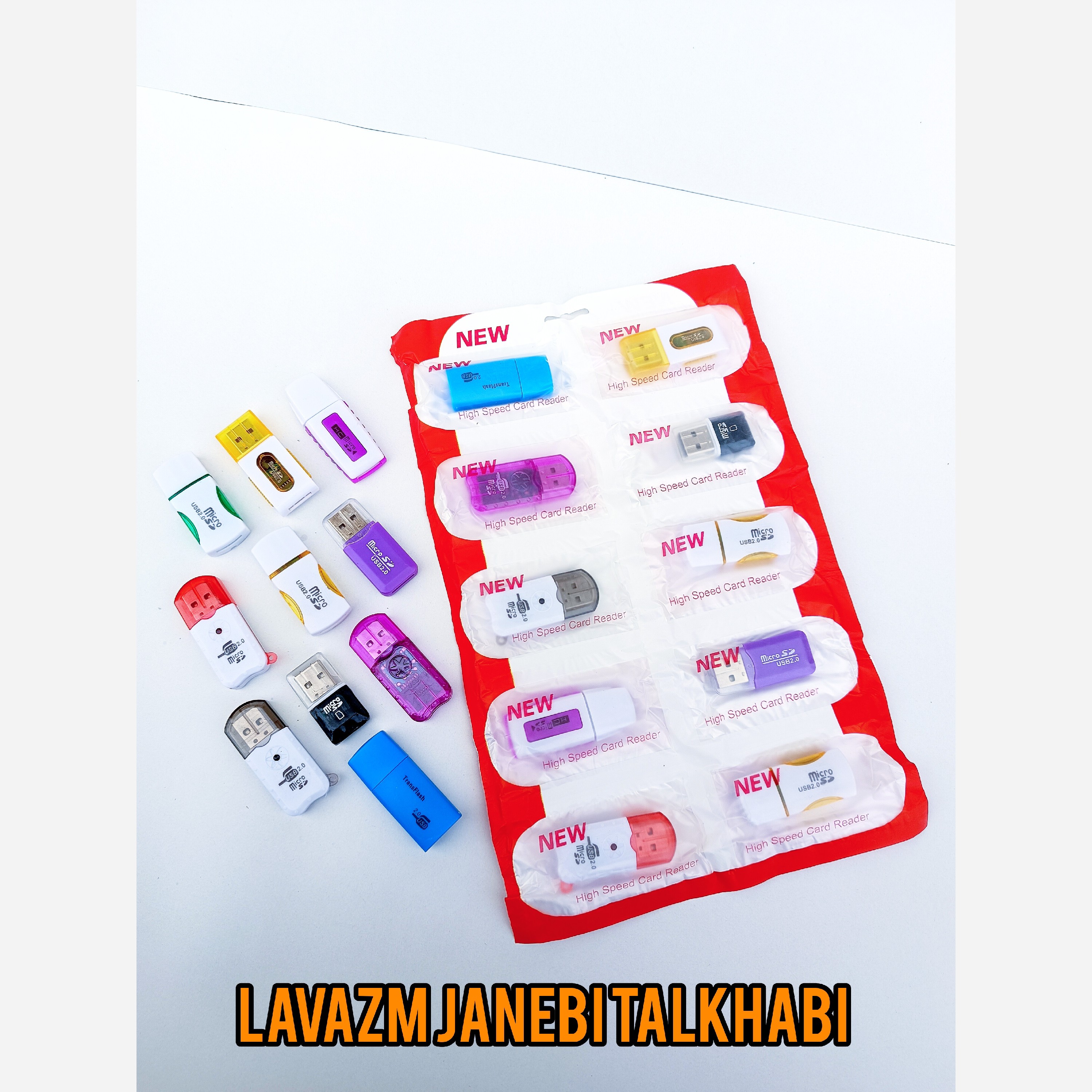 رم ریدر تک کاره چراغ دار MicroSD،کارت خوان میکرو اس دی USB 2.0 در طرحهای متنوع و جذاب بسته 1 عددی (تخفیف ویژه)