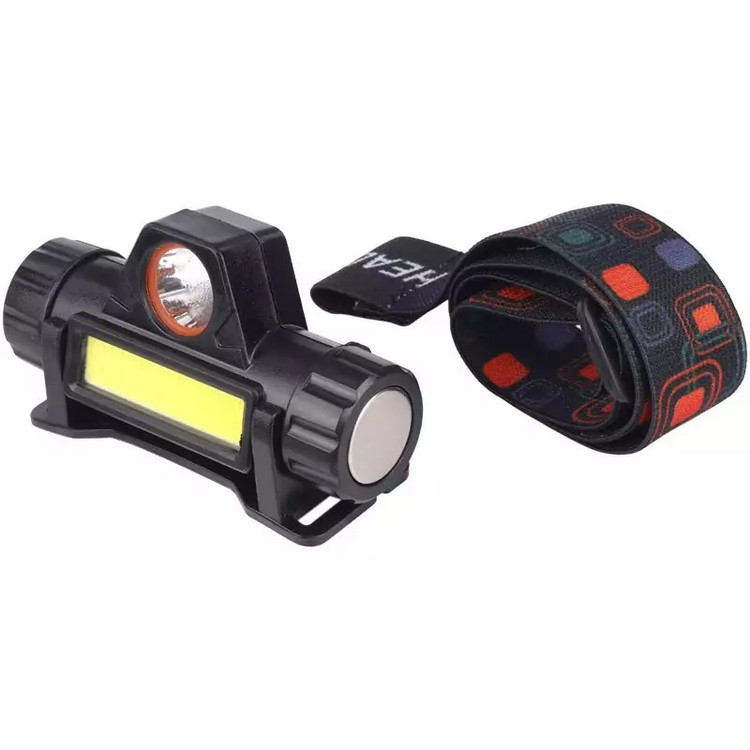 چراغ قوه هدلایت و پیشانی شارژی دو کاره مگنتی مدل HIGH POWER HEAD LAMP دارای دو پنل نوردهی نقطه ای و گسترده (کیفیت عالی)