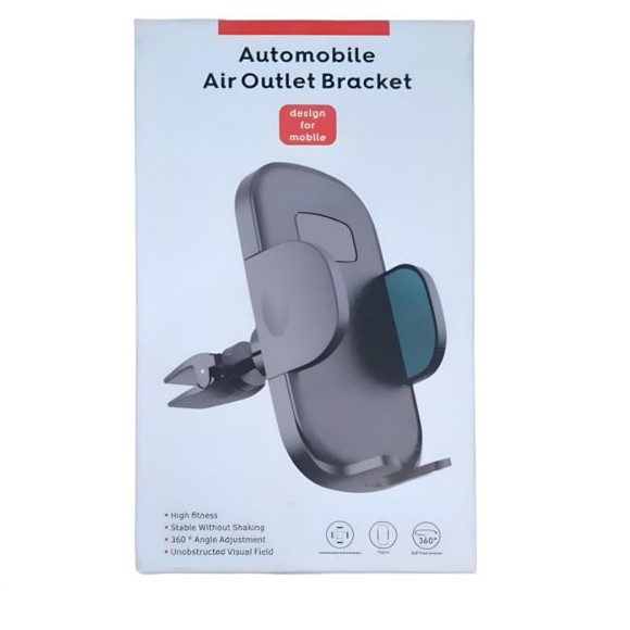 هولدر و پایه نگهدارنده دریچه کولر خودرو (ریلی) مدل K552،چرخش 360 درجه،دارای مکانیزم بازشونده با فشار کلید از پشت هولدر