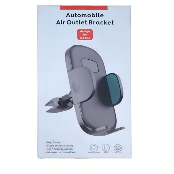 هولدر و پایه نگهدارنده دریچه کولر خودرو (ریلی) مدل K552،چرخش 360 درجه،دارای مکانیزم بازشونده با فشار کلید از پشت هولدر