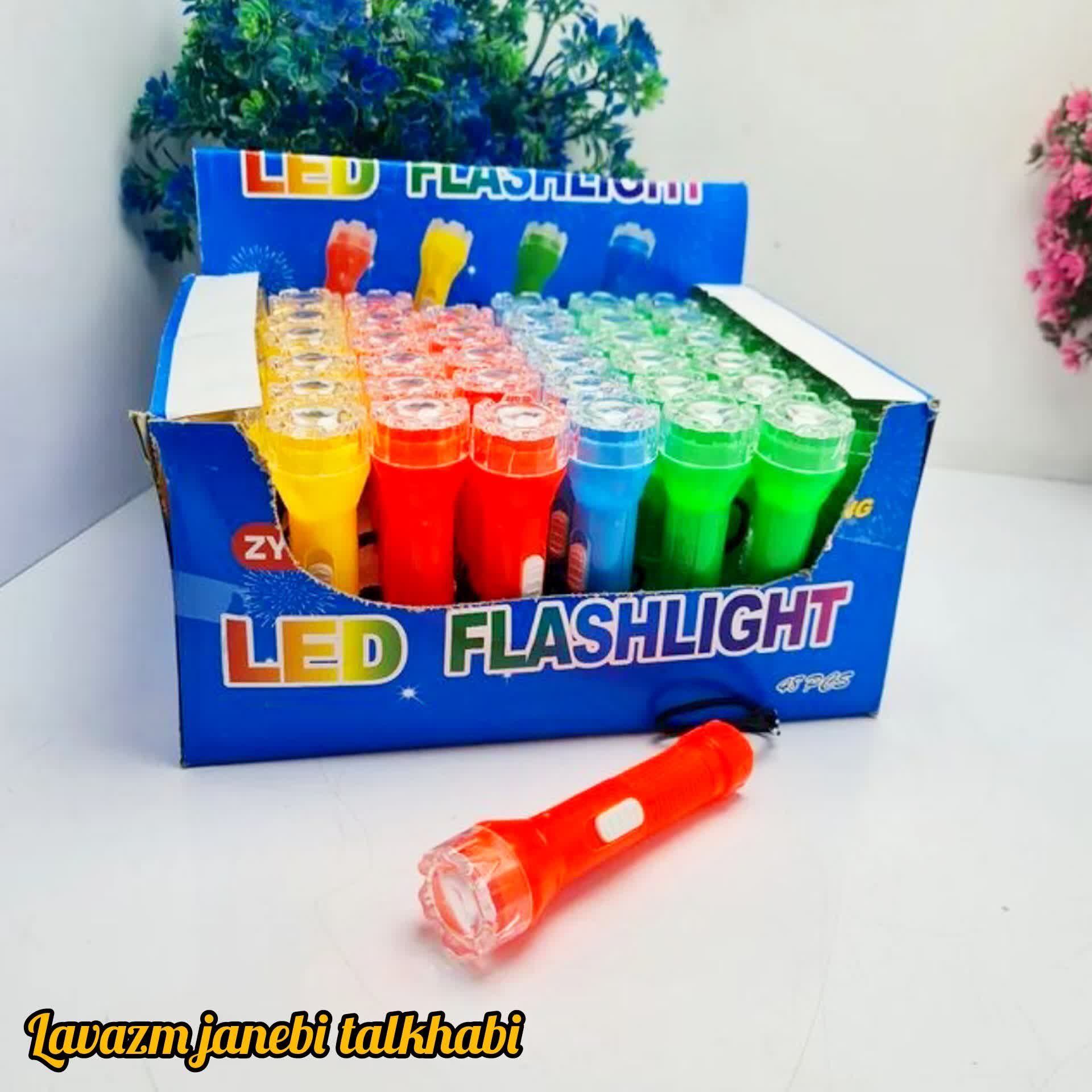 چراغ قوه بند دار پلاستیکی مدل ZY-929 بسته 1 عددی