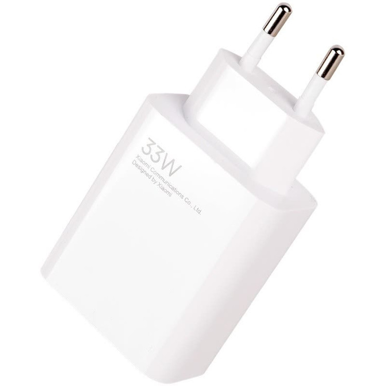 شارژر دیواری توربو شارژ (ثانیه شمار) 33 وات شیائومی سرجعبه مدل MDY-14-EL به همراه کابل Type-C به طول یک متر