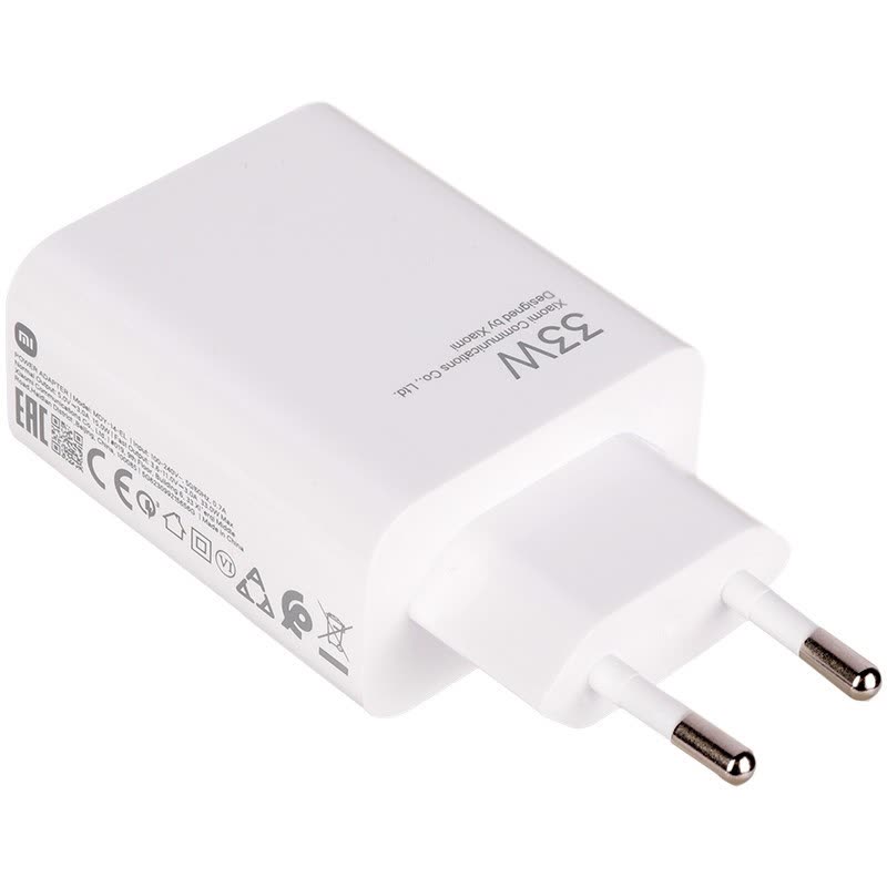 شارژر دیواری توربو شارژ (ثانیه شمار) 33 وات شیائومی سرجعبه مدل MDY-14-EL به همراه کابل Type-C به طول یک متر