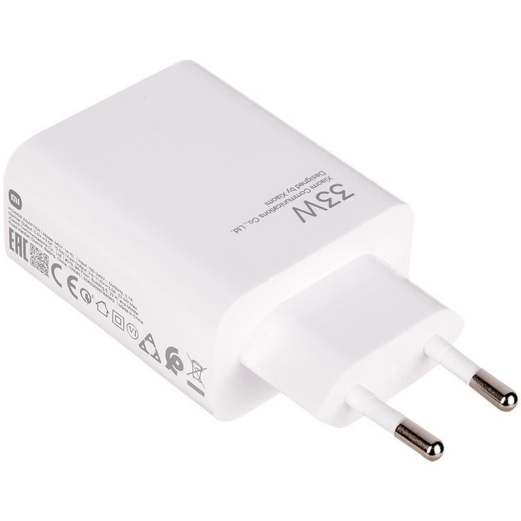 شارژر دیواری توربو شارژ (ثانیه شمار) 33 وات شیائومی سرجعبه مدل MDY-14-EL به همراه کابل Type-C به طول یک متر
