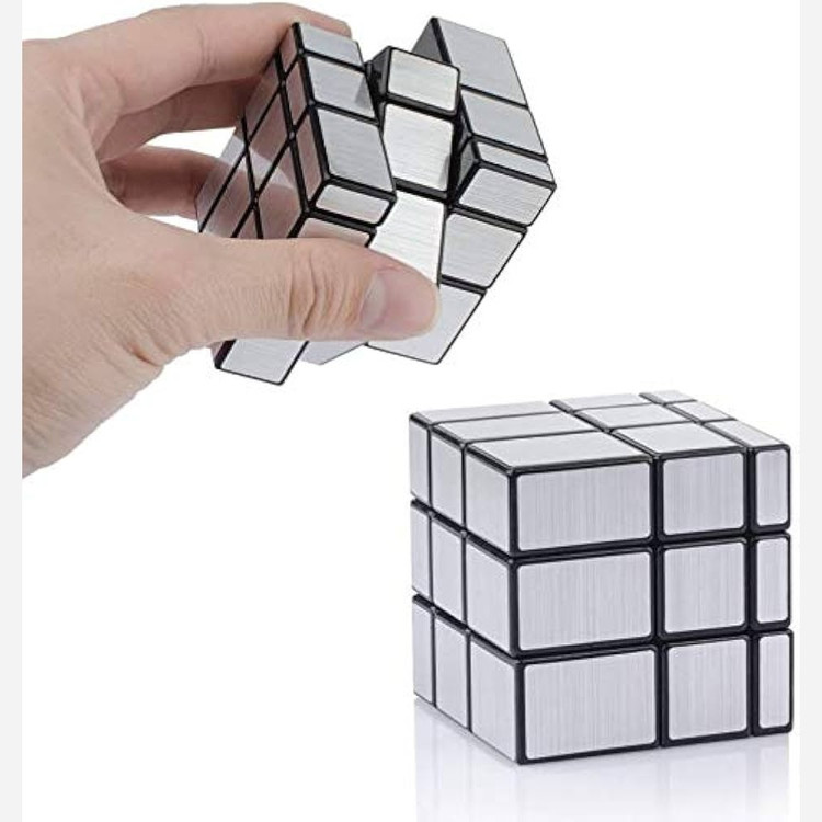 مکعب روبیک چی ای مدل کای وای حجمی آینه ای (QY Mirror 3x3x3)،دارای گردش نرم و روان،مناسب برای رده سنی 6 سال به بالا