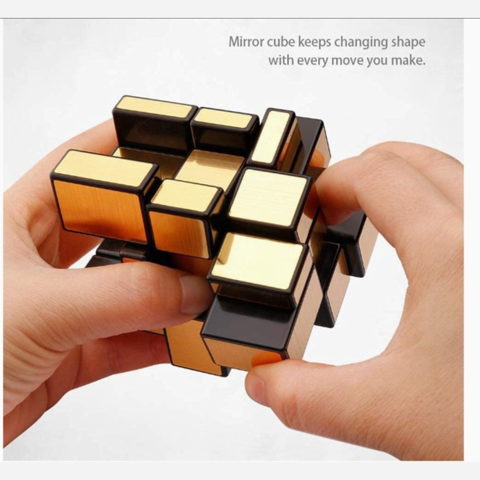 مکعب روبیک چی ای مدل کای وای حجمی آینه ای (QY Mirror 3x3x3)،دارای گردش نرم و روان،مناسب برای رده سنی 6 سال به بالا