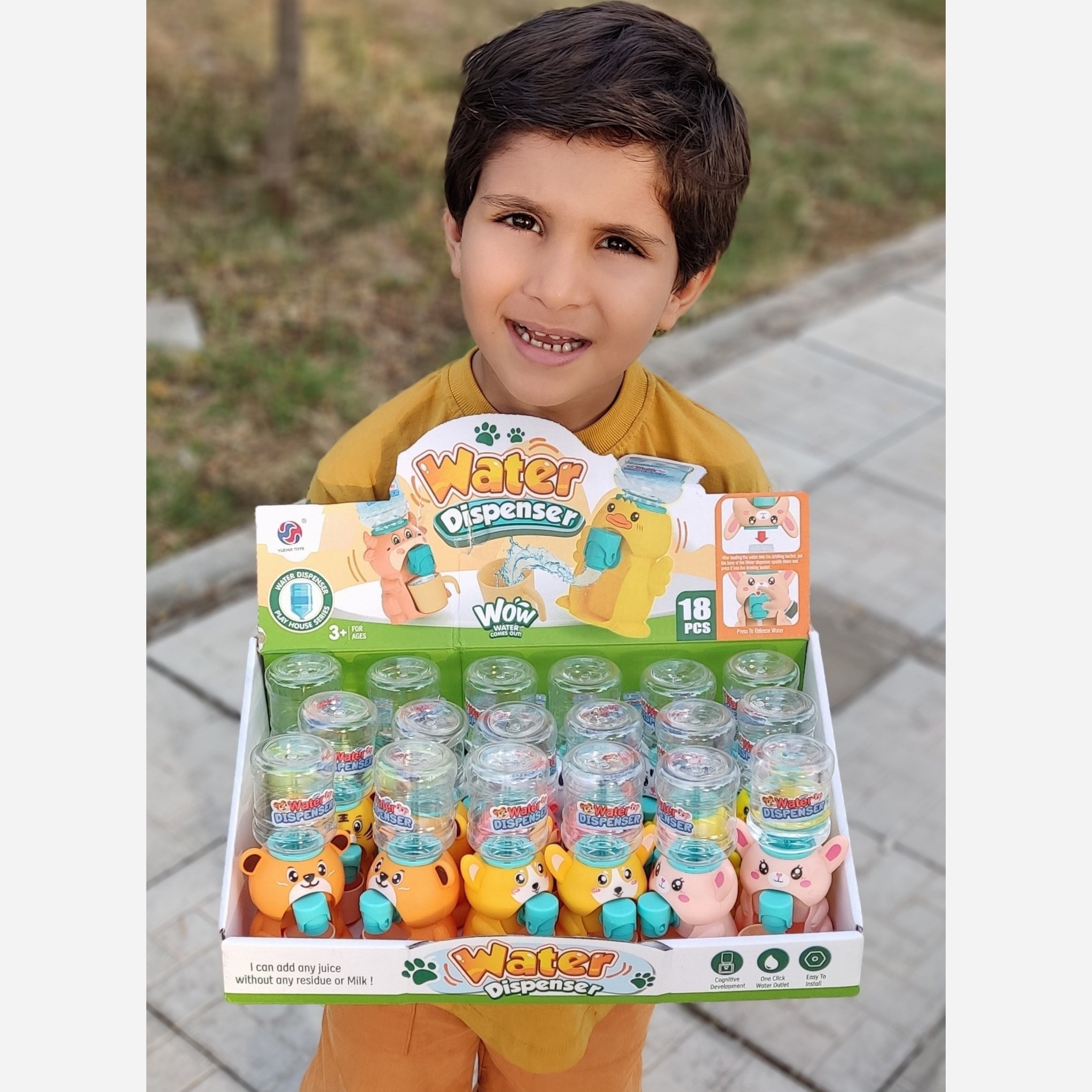 اسباب بازی مدل آبسردکن فانتزی کیوت و بانمک (سایز کوچک) طرح رومیزی WATER DISPENSER مناسب برای سنین سه سال به بالا