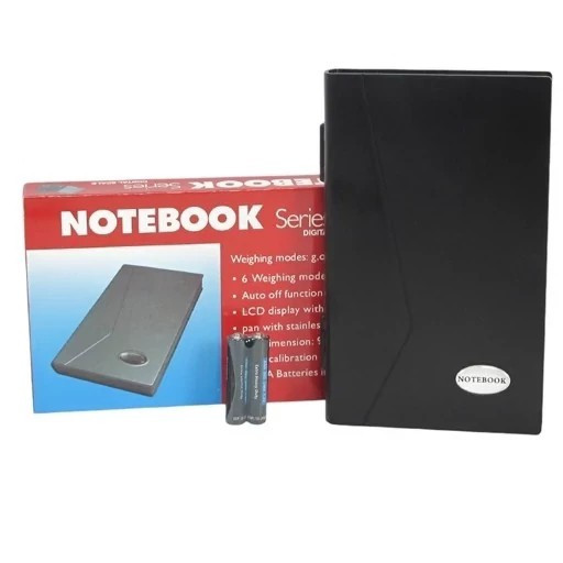 ترازو دیجیتال نوت بوک 2000 گرمی،ترازو دیجیتال تاشو Notebook با دقت 0.1 گرم،مناسب برای وزن کردن قطعات،اشیا قیمتی و...