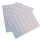 برچسب دورآبی (اتیکت) اسپادانا ESPADANA کد 101 بسته 50 عددی (ابعاد هر اتیکت 20x10 میلی متر)