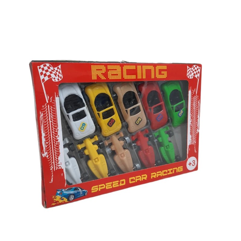 ماکت ماشین بازی مدل speed car racing بسته 10 عددی