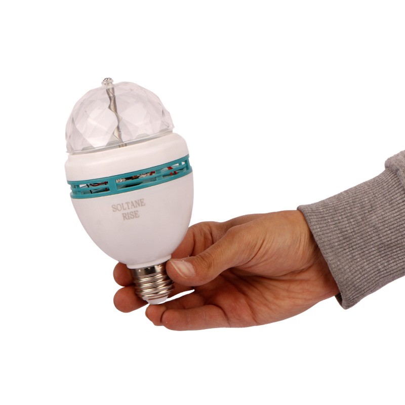 لامپ رقص نور Soltane Rise KT-W998 3W E27/مناسب جهت نورپردازی داخل اتاق خواب،خانه،کافه،رستوران و... (تخفیف ویژه)