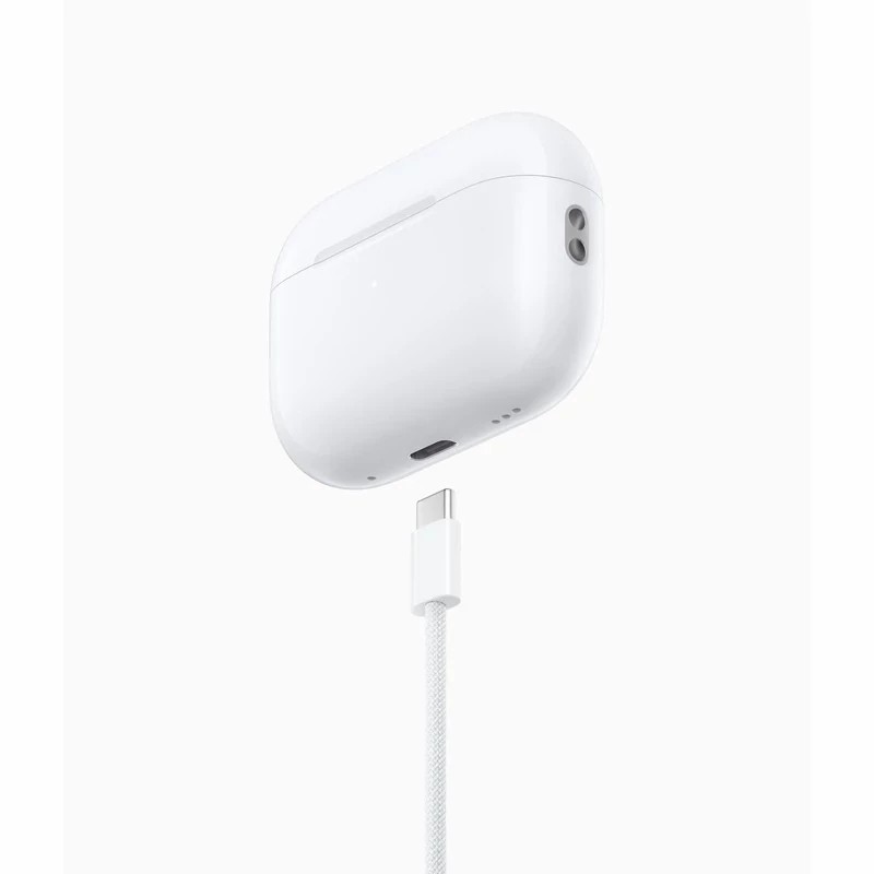 هدفون بلوتوثی اپل (اورجینال) مدل MTJV3ZP-A Airpods pro (2nd generation)،دارای نویز کنسلینگ،مناسب برای آقایان و بانوان