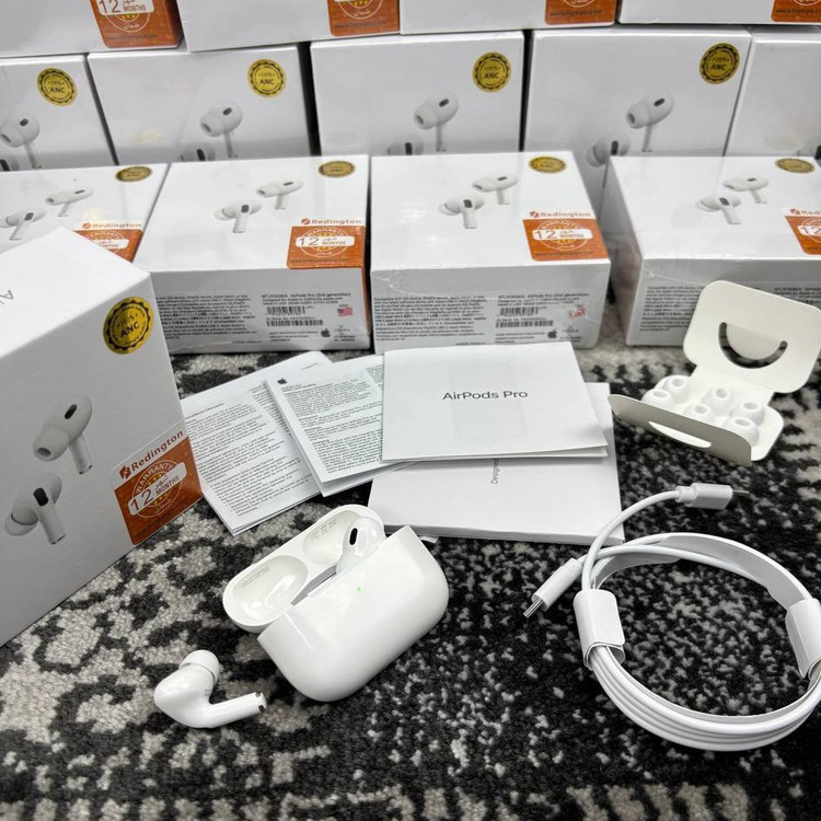 هدفون بلوتوثی اپل (اورجینال) مدل MTJV3ZP-A Airpods pro (2nd generation)،دارای نویز کنسلینگ،مناسب برای آقایان و بانوان