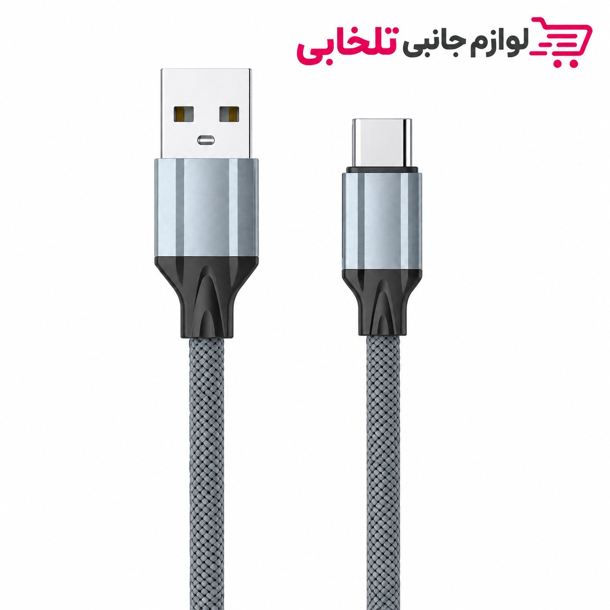 کابل تایپ سی فست شارژ 2.4 آمپر الدینیو LS441 طول 1 متر/کابل فست شارژ تایپ سی LDNIO مدل LS441 با طول 100 سانتی متر