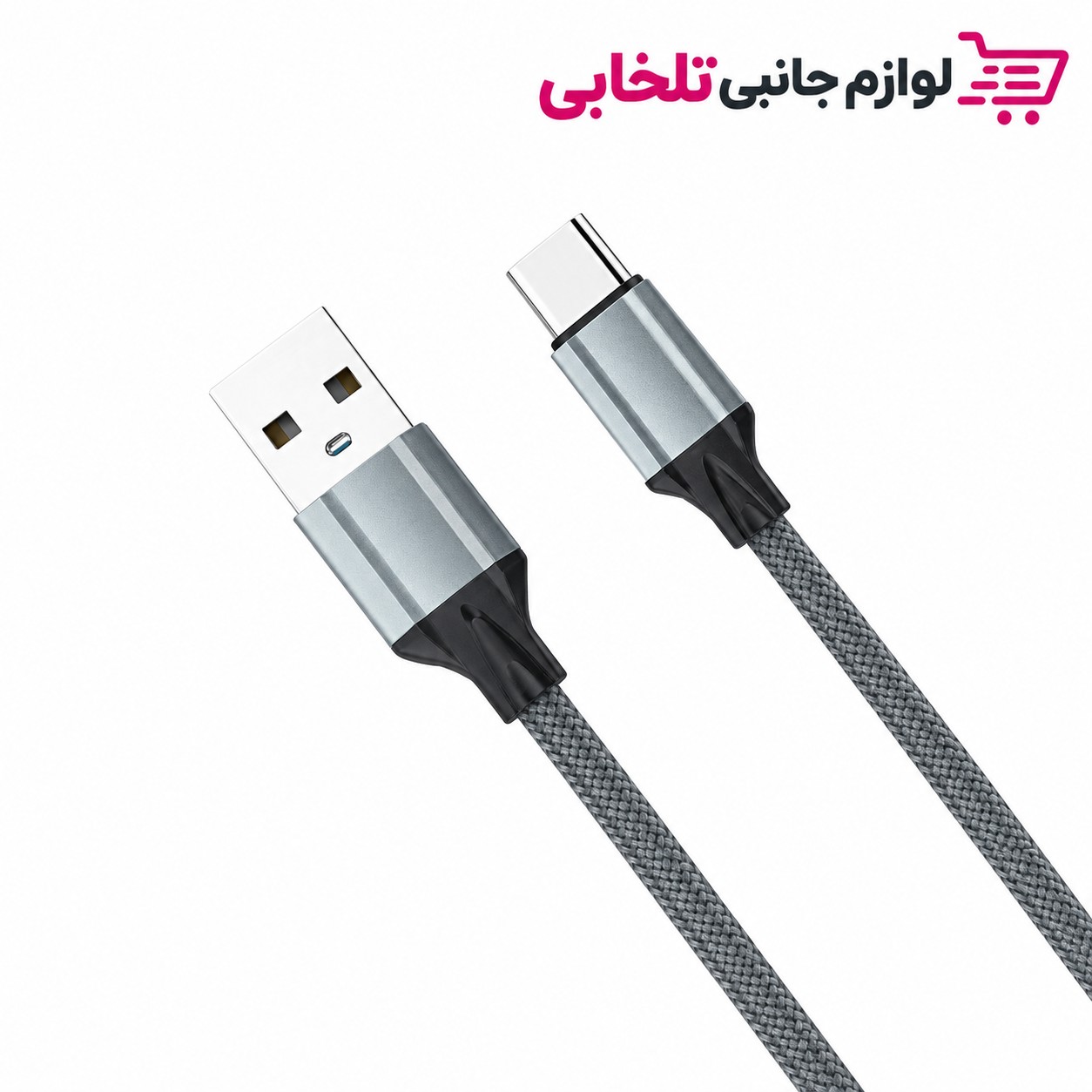 کابل تایپ سی فست شارژ 2.4 آمپر الدینیو LS441 طول 1 متر/کابل فست شارژ تایپ سی LDNIO مدل LS441 با طول 100 سانتی متر