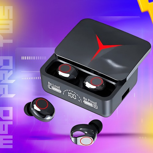هندزفری بلوتوثی گیمینگ دوتایی مدل M90 Pro TWS مجهز به قابلیت حذف نویز ENC/امکان استفاده به عنوان پاوربانک