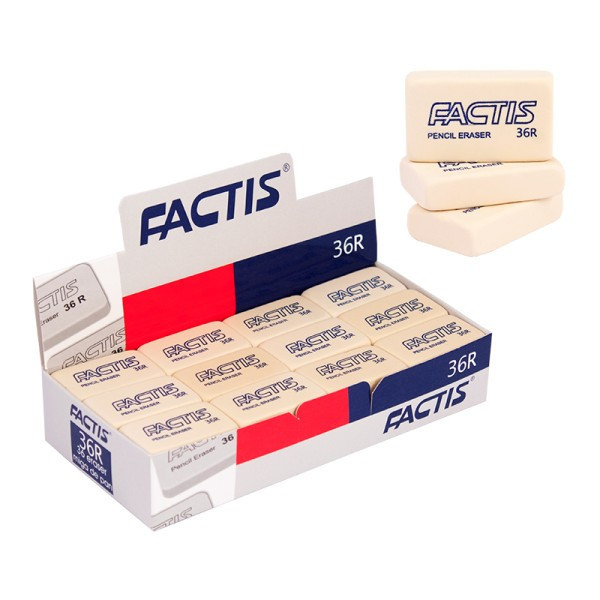پاک کن سفید مستطیلی فکتیس (FACTIS) مدل 36R بسته 1 عددی