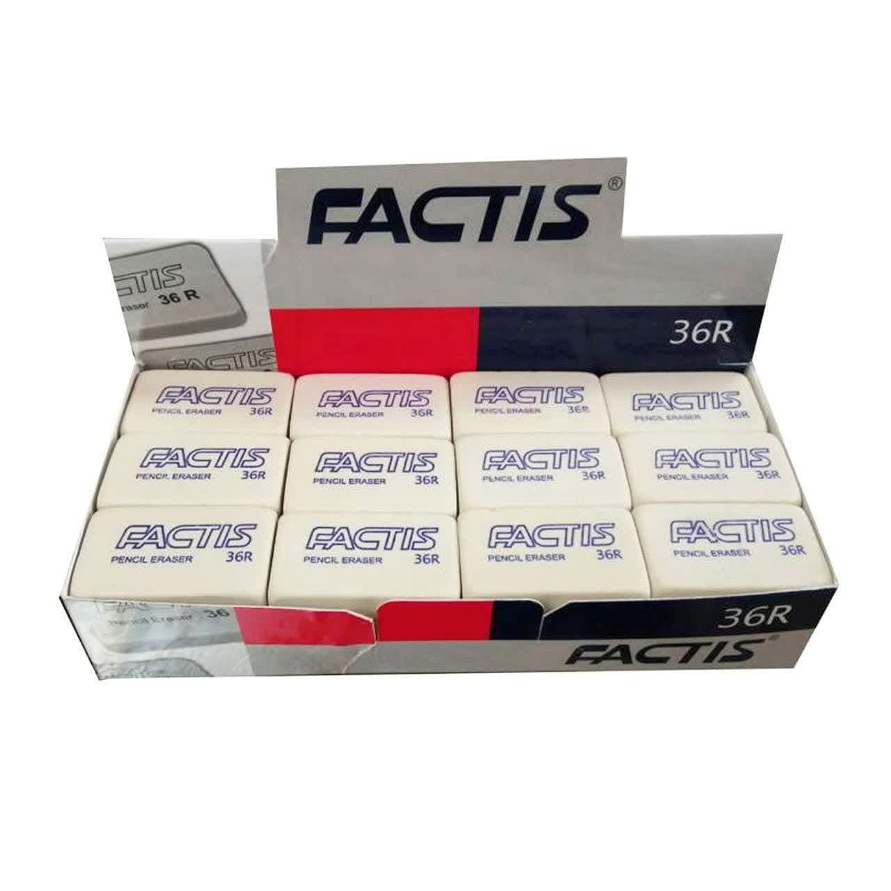 پاک کن سفید مستطیلی فکتیس (FACTIS) مدل 36R بسته 1 عددی