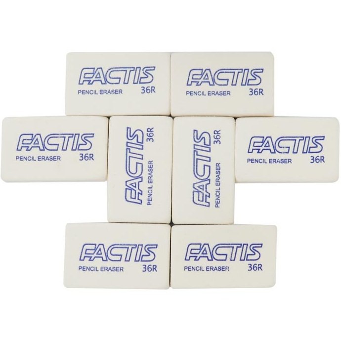 پاک کن سفید مستطیلی فکتیس (FACTIS) مدل 36R بسته 1 عددی