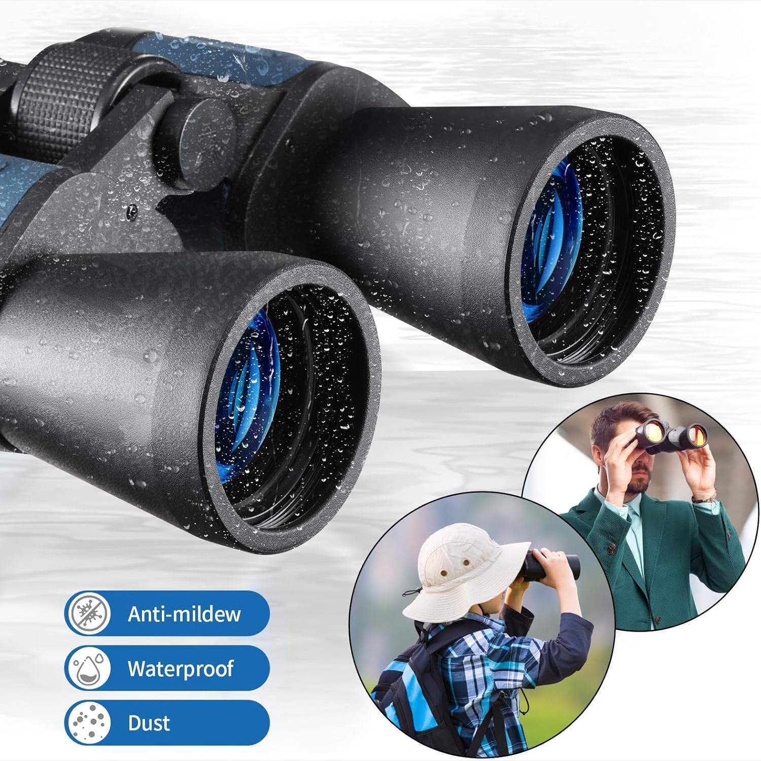 دوربین دوچشمی شکاری BINOCULARS مدل NGHT.WORKING 80X80 مناسب برای کوهنوردی،تماشای پرندگان،تماشای حیات وحش،کمپینگ و...