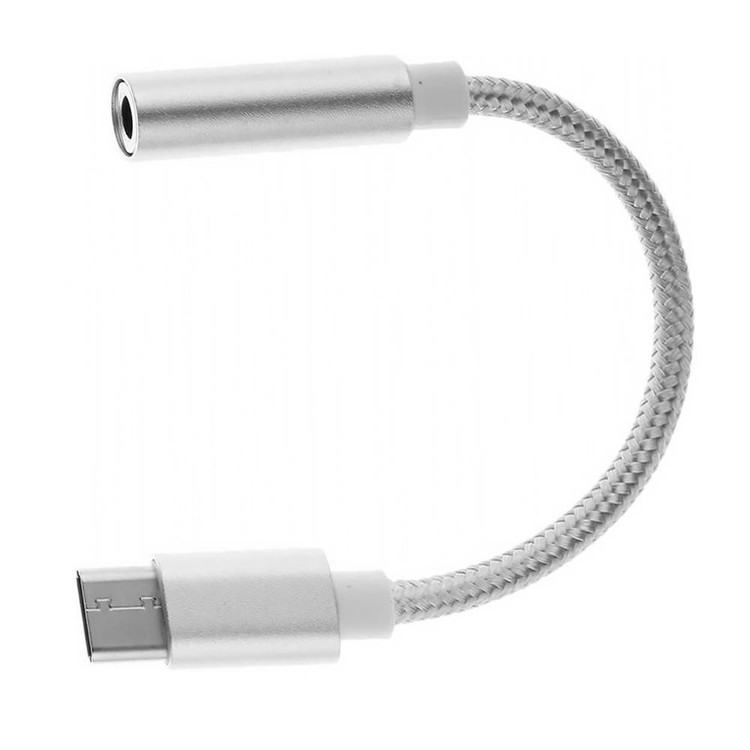 تبدیل Type-C به جک 3.5 میلیمتری (AUX) مدل JH-036،مناسب اتصال انواع هدفون و هندزفری به موبایل و تبلت دارای پورت Type-C