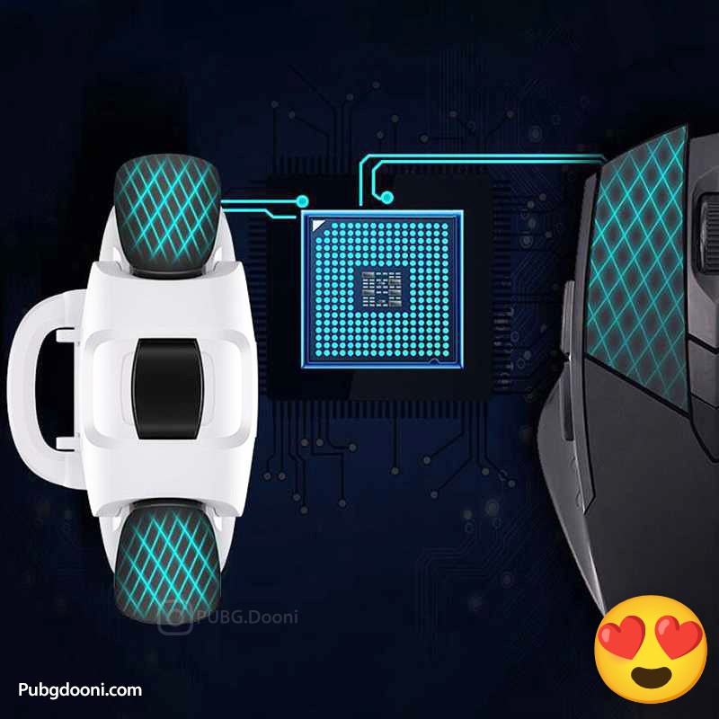 دسته بازی موبایل مغناطیسی پابجی PUBG مدل L1R1 mini،سازگار با تمام موبایل های تا 7 اینچ و ضخامت تا 8.5 میلی متر