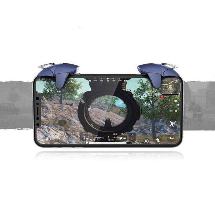 دسته بازی پابجی PUBG انگشتی بلو شارک (Blue Shark) مدل CH-5،سازگار با تمام موبایل های تا ضخامت 9 میلیمتر (تخفیف ویژه)