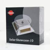 پایه گردان ویترینی خورشیدی مدل solar showcase-JD،دارای 4 پنل خورشیدی،جهت نمایش کالا های کوچک در ویترین مغازه و فروشگاه