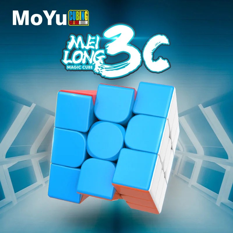مکعب روبیک حرفه ای مویو 3X3 میلانگ مدل MF8888،نرم و روان،جنس پلیمر ABS،به همراه دفترچه راهنما،کیفیت بسیار عالی