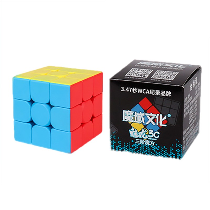 مکعب روبیک حرفه ای مویو 3X3 میلانگ مدل MF8888،نرم و روان،جنس پلیمر ABS،به همراه دفترچه راهنما،کیفیت بسیار عالی