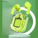 ایرپاد شیشه ای اورجینال ضدآب مدل Ultrapods Max،دارای صفحه دیجیتالی،ورژن بلوتوث 5.3 (ایرپاد قبل از ارسال دقیقا چک میشود)