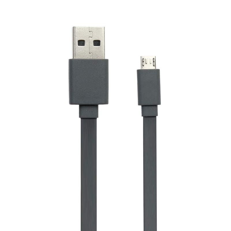کابل شارژ کوتاه میکرو یو اس بی (فلت) برند SCUD به طول 30 سانتی متر،مناسب برای پاوربانک،ایرپاد،و...(کابل پاوربانکی)