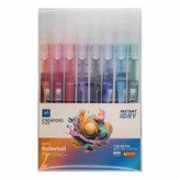 روان نویس رنگی CREATORS CLASS مدل PCRP-41-8W،با قطر نوشتاری 0.5 میلی متر،دارای نوشتار روان،نشانگر میزان جوهر،پک 8 عددی