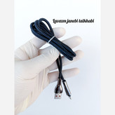 کابل شارژ برزنتی تایپ سی TYPE C برند JOYROOM مدل S-M411،دارای نشانگر LED،قابلیت انتقال دیتا و فست شارژ،طول کابل 1.2 متر