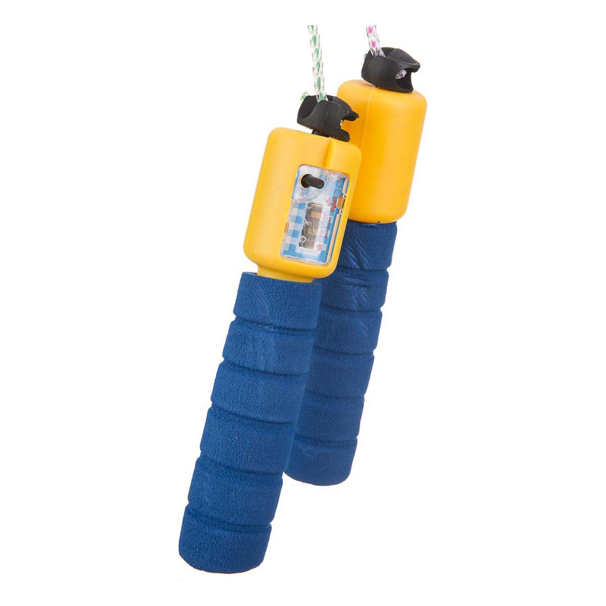 طناب ورزشی مدل شماره انداز برند JUMP ROPE،دارای دسته اسفنجی،قابلیت تنظیم ارتفاع یا طول،مناسب برای هدیه در مراسمات