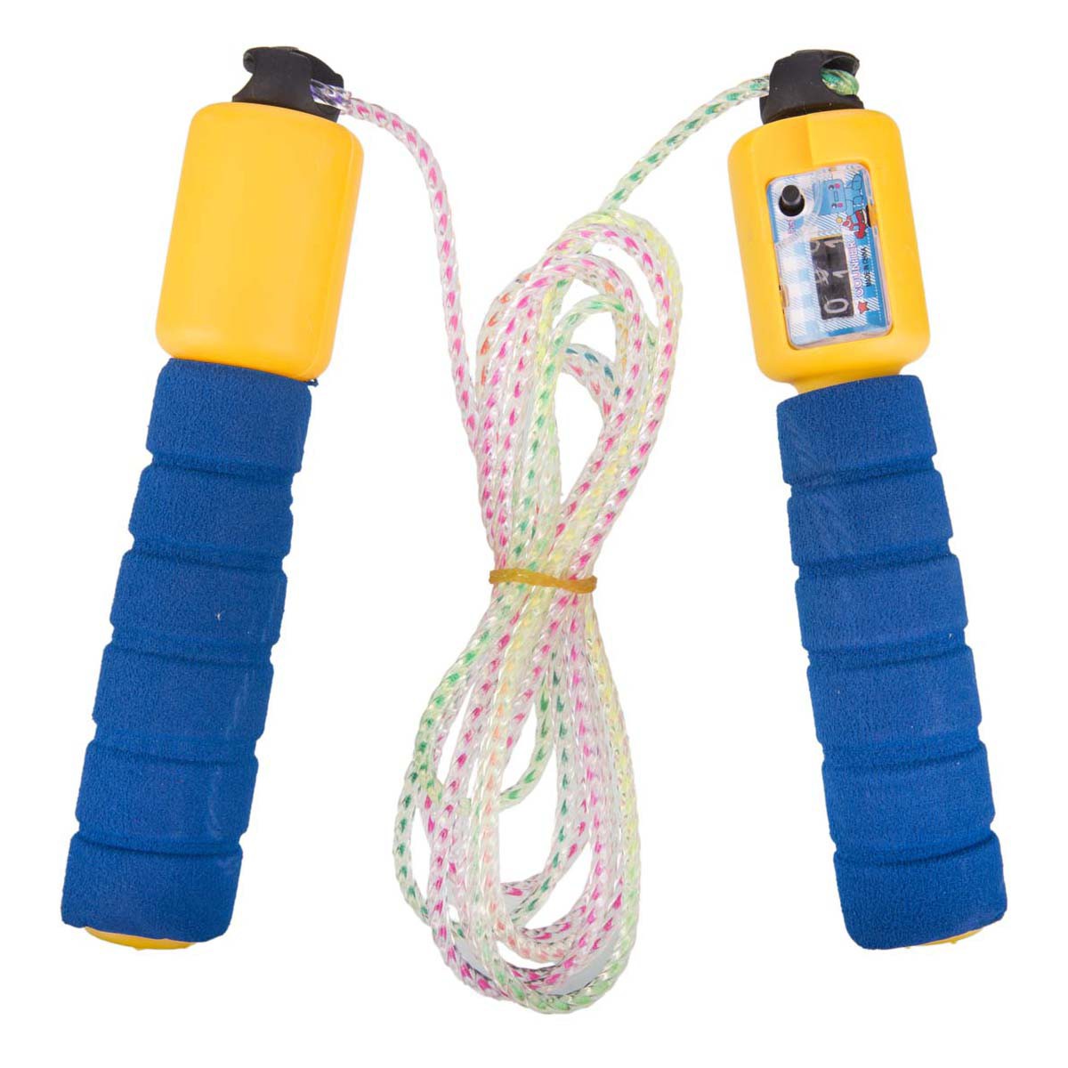 طناب ورزشی مدل شماره انداز برند JUMP ROPE،دارای دسته اسفنجی،قابلیت تنظیم ارتفاع یا طول،مناسب برای هدیه در مراسمات
