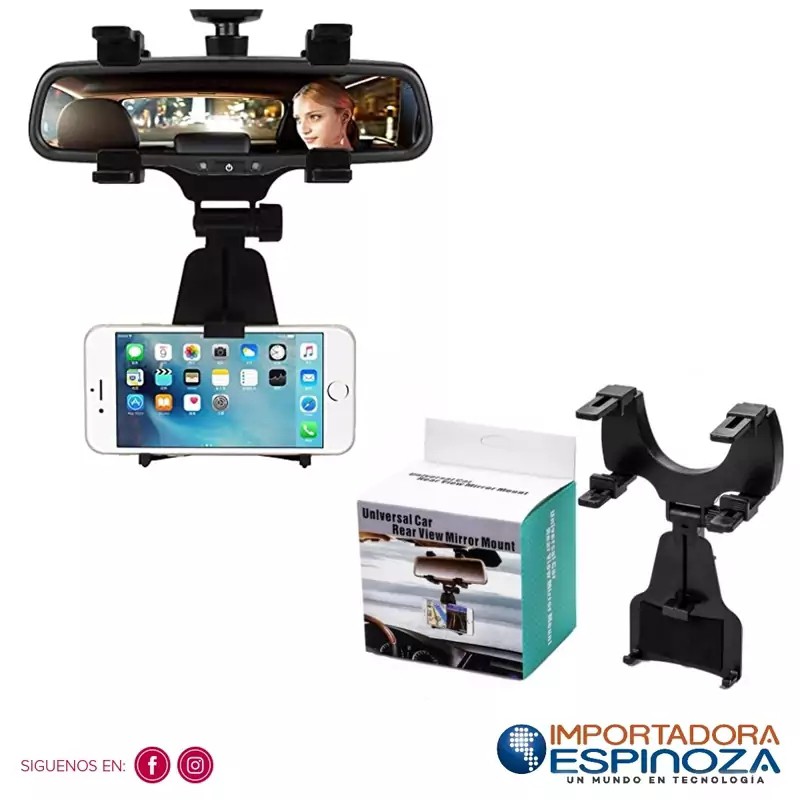 هولدر موبایل آینه ماشین Unlversal Car Rear View Mirror Mount،قابلیت چرخش 360 درجه،ایمنی بالا،نصب آسان،ویژه آینه اتومبیل