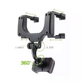 هولدر موبایل آینه ماشین Unlversal Car Rear View Mirror Mount،قابلیت چرخش 360 درجه،ایمنی بالا،نصب آسان،ویژه آینه اتومبیل