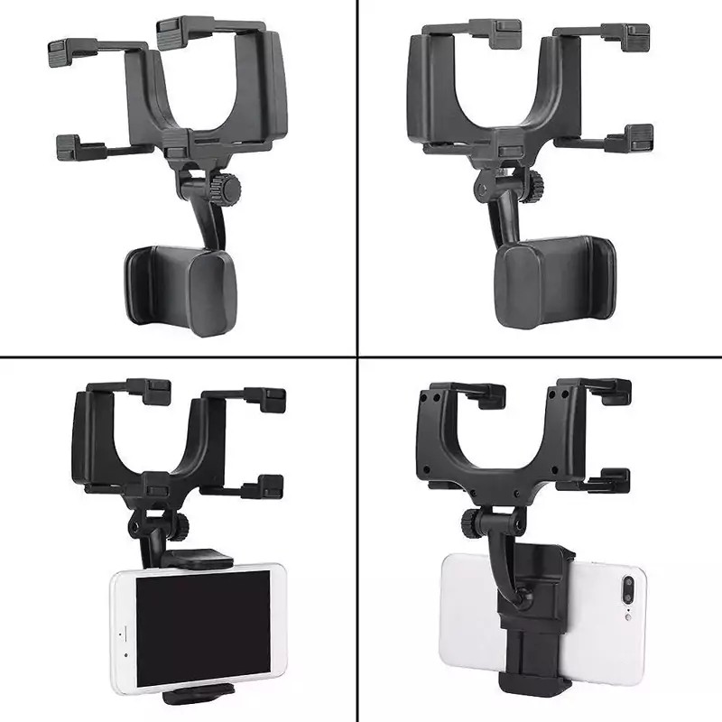 هولدر موبایل آینه ماشین Unlversal Car Rear View Mirror Mount،قابلیت چرخش 360 درجه،ایمنی بالا،نصب آسان،ویژه آینه اتومبیل