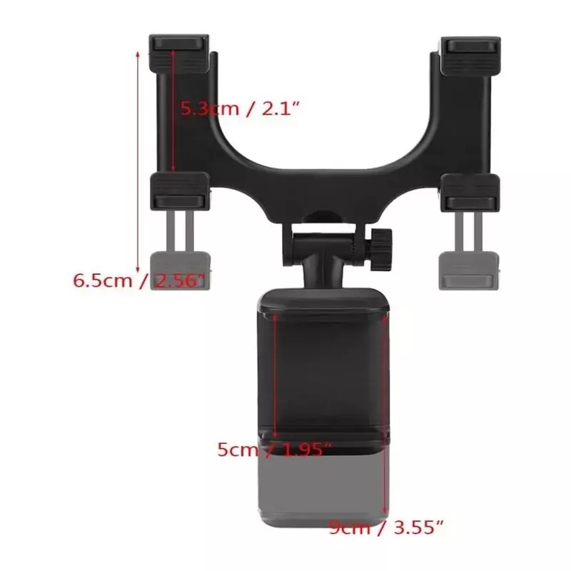 هولدر موبایل آینه ماشین Unlversal Car Rear View Mirror Mount،قابلیت چرخش 360 درجه،ایمنی بالا،نصب آسان،ویژه آینه اتومبیل