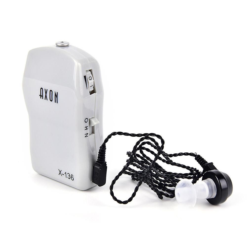 سمعک جیبی برند AXON مدل X-136 بدون نیاز به قالب گیری (پایین ترین قیمت بازار) دارای فرکانس بسیار قوی (کیفیت واقعا عالی)